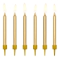 Preview: Candles with Holder - Gold